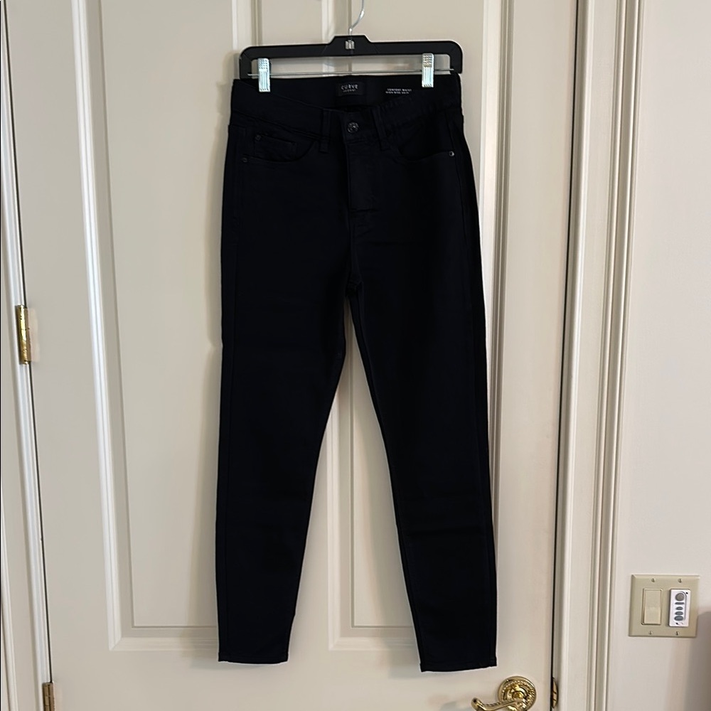 Curve Appeal Women's Black comfort waist high-rise skinny Jeans